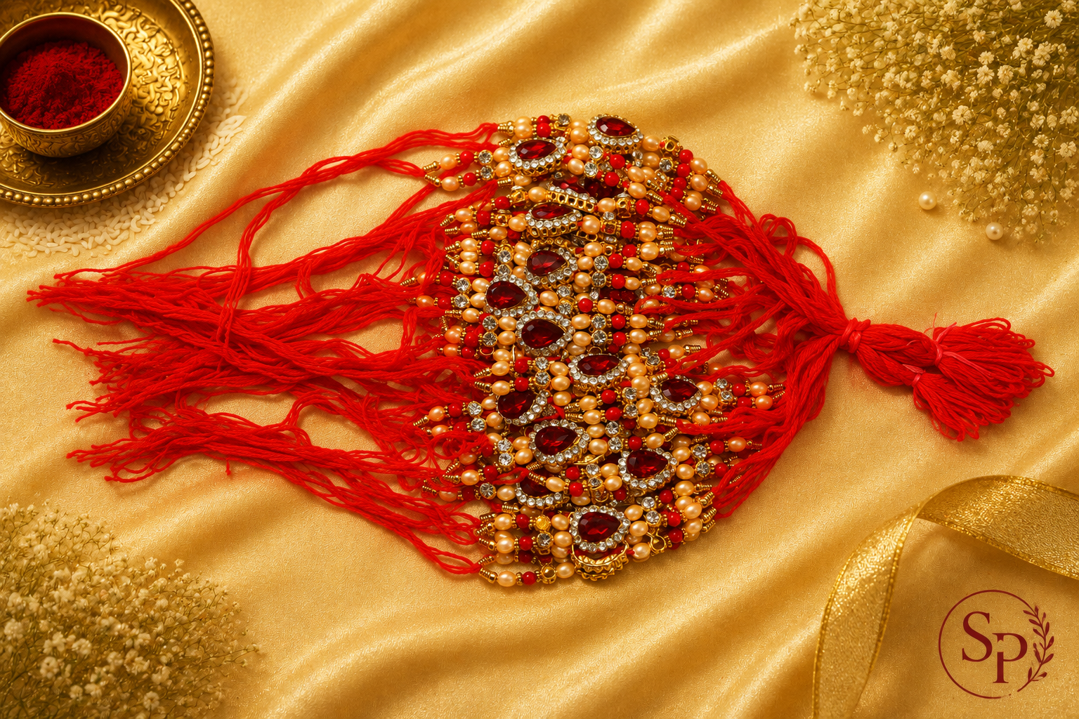 Classic Beaded Dori Rakhi