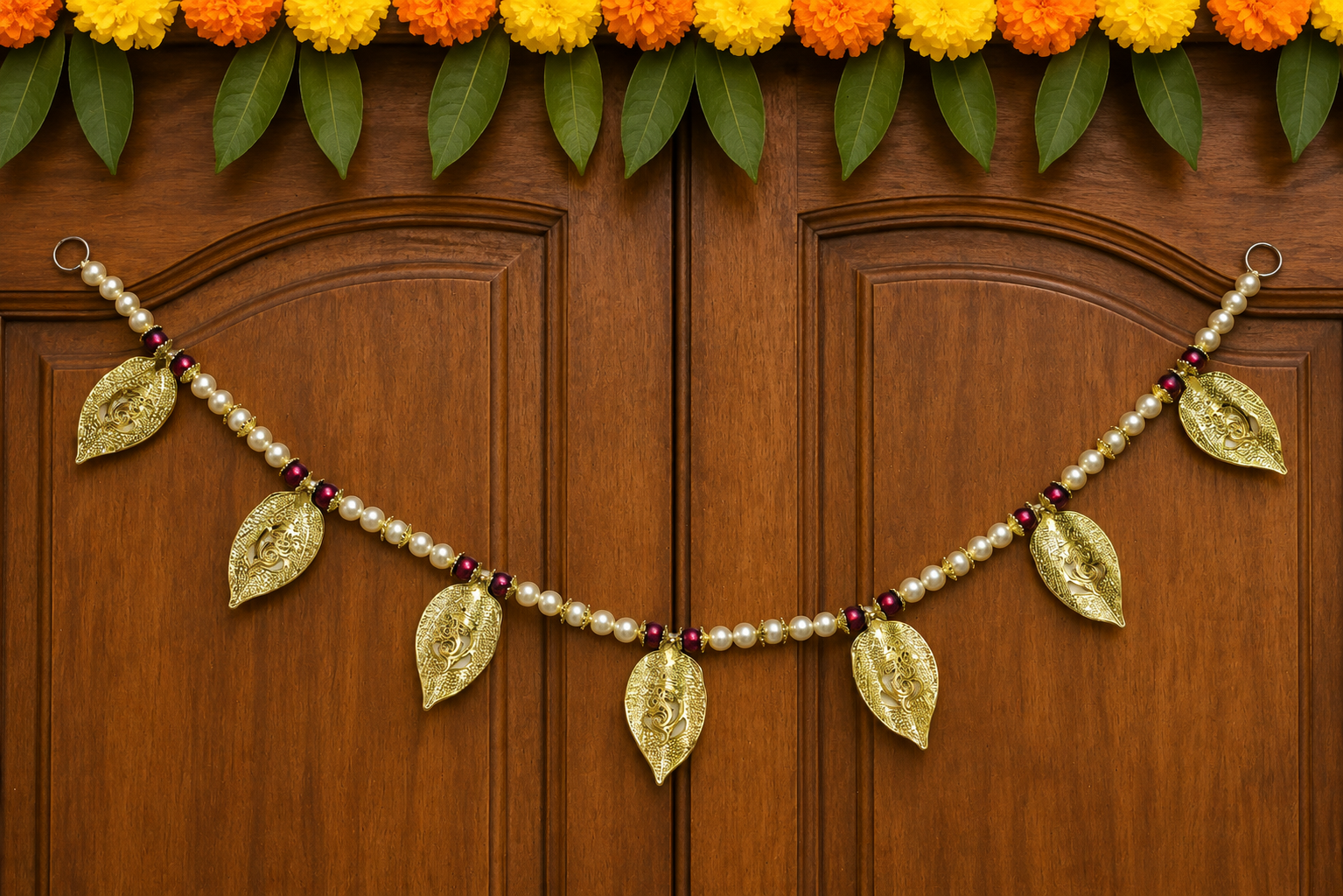 Leaf & Marigold Toran